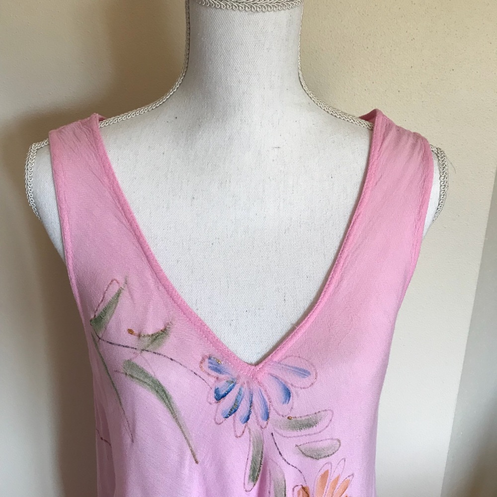 ❗️Final price! Hand painted 👙Cover-Up- NWOT